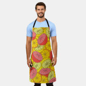 Tablier Fruits d'agrumes Motif transparent (Porté)