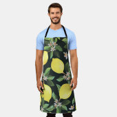 Tablier Fruits de citron : Conception Motif transparente (Porté)