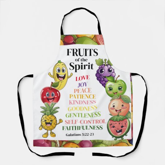 Tablier Fruits de l'Esprit (Recto)