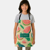 Tablier Fruits de melon Aquarelle Motif coloré (Insitu)