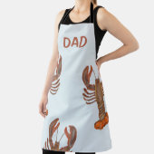 Tablier Fruits de mer modernes Homard Chef Trendy Papa (Insitu)