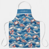 Tablier Fruits de Mer Personnalisé (Recto)