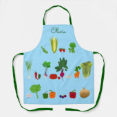 Tablier Fruits Frais Et Légumes Personnalisés (Recto)