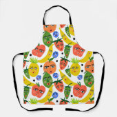 Tablier Fruits funky & Légumes Chef unique en santé (Recto)