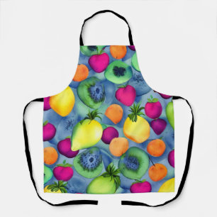 Tablier Fruits motif sans soudure