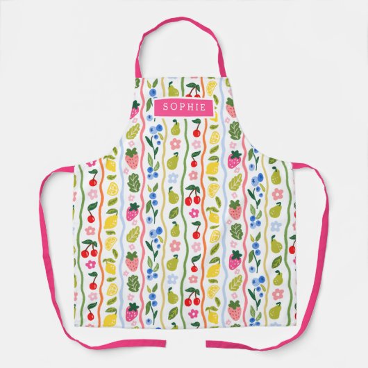 Tablier Fruits Pattern Food Summer Elegant Stylish (Recto)