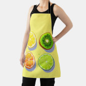 Tablier Fruits Slices Pop Art (Insitu)