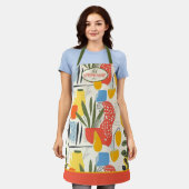 Tablier Fuavisme Style Coloris Vibrants Pot Jardin (Porté)