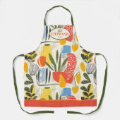 Tablier Fuavisme Style Coloris Vibrants Pot Jardin (Recto)