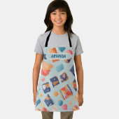 Tablier Fudge Watercolor Coloré Motif personnalisé (Insitu)