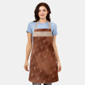 Tablier Fumée automnale personnalisée de pain Brown de blé (Porté)