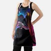 Tablier Fumée colorée sur noir (Insitu)