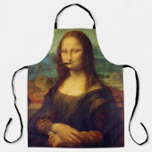 Tablier Fumer le cigare Mona Lisa Fumer s'amuser Fine Art  (Recto)