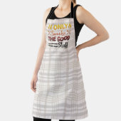 Tablier Fumeur de barbecue grill partout sur l'aire d'impr (Insitu)