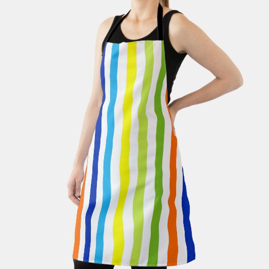Tablier Fun Bright and Bold - Stripes modernes (Insitu)