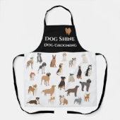 Tablier Fun Chien se reproduit motif Animaux de compagnie (Recto)