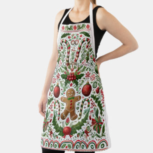 Tablier Fun Christmas Gingerbread Homme Sucre de canne Orn