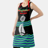 Tablier Fun Coloré Thème Nautique (Insitu)