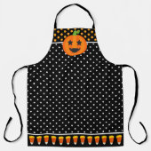 Tablier Fun Halloween Citrouille Candy Corn (Recto)