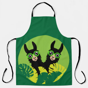 Tablier Fun Llama Alpaca Best Friends