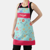 Tablier Fun moderne Motif Nom de la Cuisine Inspirivité (Insitu)