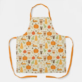 Tablier Fun Orange Fall Motif (Recto)