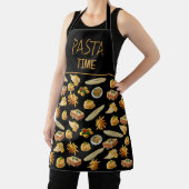 Tablier Fun Pasta Variety Motif Prêt à personnaliser (Insitu)