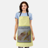 TABLIER FUN SHOE IMAGE APRON (Porté)