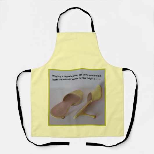 TABLIER FUN SHOE IMAGE APRON (Recto)