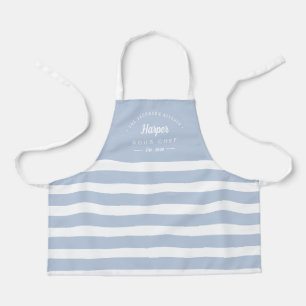 Tablier Fun Stripes Editable Color Personnalisé Kid Apron
