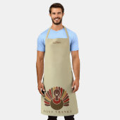 Tablier Fun Thanksgiving Turquie Fête personnalisée (Porté)