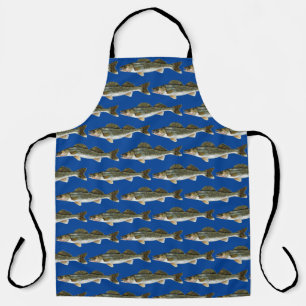 Tablier Fun Walleye Motif