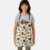 Tablier Fun Wild Big Cats Motif Ajouter un nom (Insitu)