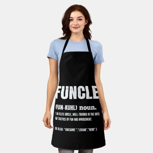 Tablier Funcle Funny Uncle Definition (Porté)