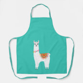 Tablier Funky Alpaca lamama drame animal mignon (Recto)