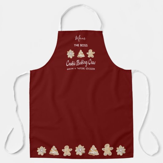 Tablier Funky Cookie Baking Crew Maman Baking Apron (Recto)