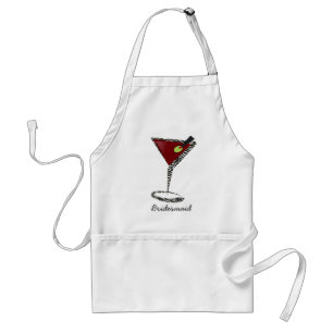 Tablier Funky martini Fun Bridesmaid Faveurs