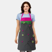 Tablier Funky Mombie Zombie Eyeball Poppin’ Funny (Porté)