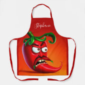 Tablier Funky Monster Red Hot Chili Pepper (Recto)