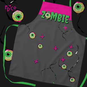 Tablier Funky Zombie Eyeball Poppin’ Funky