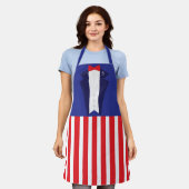 Tablier Funny American Oncle Sam 4 Juillet Costume Apron (Porté)
