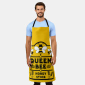 Tablier Funny Apiary Honey Queen Bee (Porté)