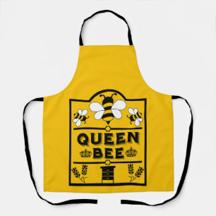 Tablier Funny Apiary Honey Queen Bee