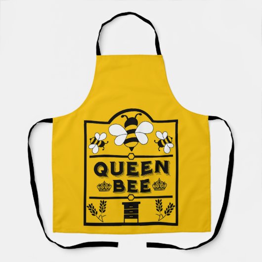 Tablier Funny Apiary Honey Queen Bee (Recto)