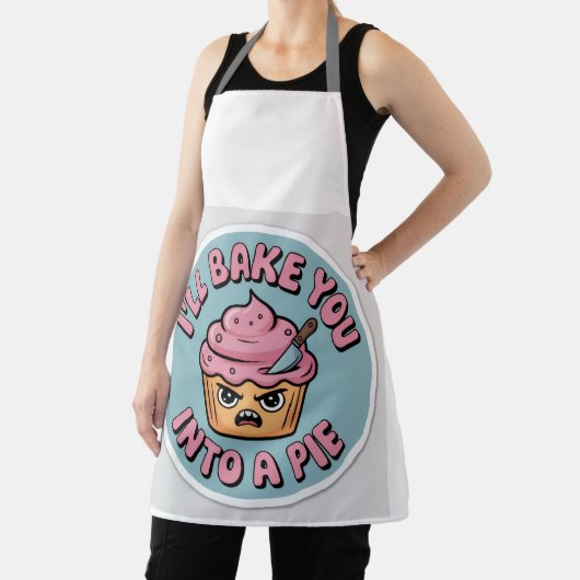 Tablier Funny Baking Apron - I'll Bake You Into A Pie Cupc (Insitu)