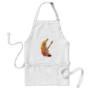 Tablier Funny Banana Guitar Apron   Cartoon Cooking Apron