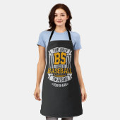 Tablier Funny Baseball Sarcasme (Porté)