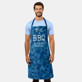 Tablier Funny BBBQ est une cuisine pour homme (Porté)