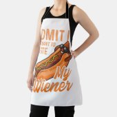 Tablier Funny BBBQ Weiner Admettez-Le Que Vous Voulez Goût (Insitu)