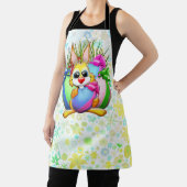 Tablier Funny Bunny biting an Easter Egg (Insitu)